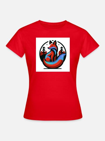 Wandelfuchs - Frauen T-Shirt - Rot