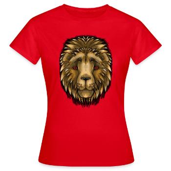 Vinny von Jon Ball - Frauen T-Shirt - Rot - Vorne - AI Model Female 172 dark (172cm)
