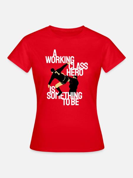 Held der Arbeiterklasse (Eric Cantona) - Frauen T-Shirt - Rot