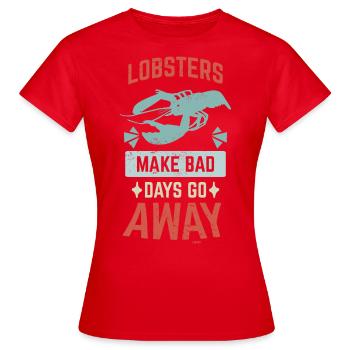 Homard - T-shirt Femme - rouge - Devant - AI Model Female 172 dark (172cm)