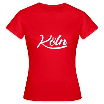 Cologne - T-shirt Femme - rouge - Devant - AI Model Female 172 dark (172cm)