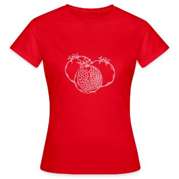 Fruit de la grenade Fruit Fruit - T-shirt Femme - rouge - Devant - AI Model Female 172 dark (172cm)