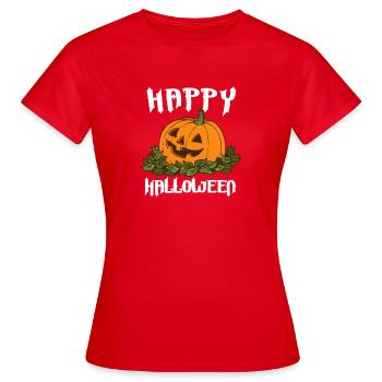 Happy Halloween - Women's T-Shirt - red - Front - AI Model Female 172 dark (172cm)