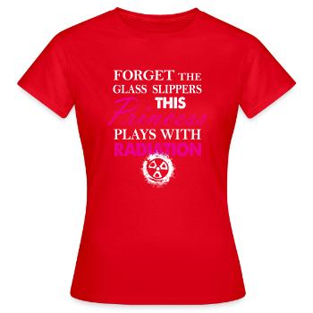 Rayonnement drôle Tech Tech radiologie - T-shirt Femme - rouge - Devant - AI Model Female 172 dark (172cm)