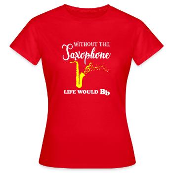 jazz - T-shirt Femme - rouge - Devant - AI Model Female 172 dark (172cm)