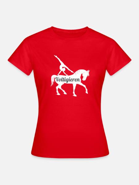 Voltigieren - Frauen T-Shirt - Rot