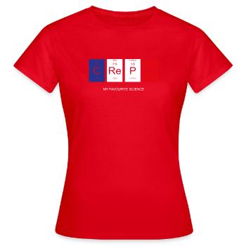 crêpes crêpes crêpes cadeau - T-shirt Femme - rouge - Devant - AI Model Female 172 dark (172cm)