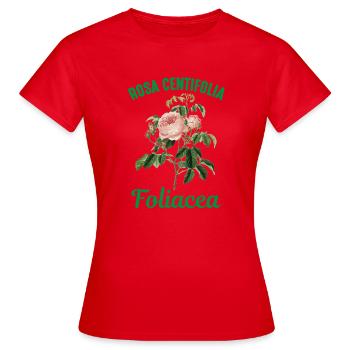 Rose Latin - Women's T-Shirt - red - Front - AI Model Female 172 dark (172cm)