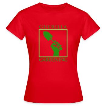 Cadeau de bombe de semences de semences de guérilla jardinage - T-shirt Femme - rouge - Devant - AI Model Female 172 dark (172cm)