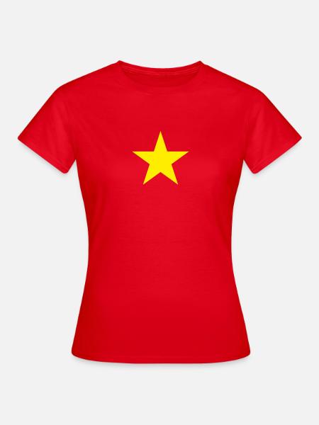 Vietnam flag star Vietnamese Southeast Asia - Women's T-Shirt - red