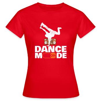 Hip Hop Dancing Street Dance Breakdance - Women's T-Shirt - red - Front - AI Model Female 172 dark (172cm)