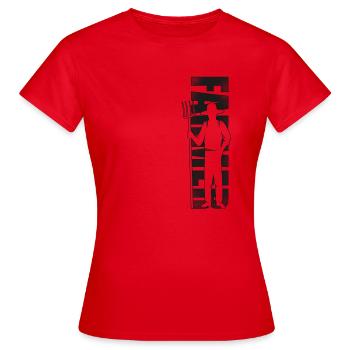 Farming Farmer Vintage Farmer - Frauen T-Shirt - Rot - Vorne - AI Model Female 172 dark (172cm)