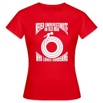 Hobbygärtner Garten Geschenk Gärtner Obstgarten - Frauen T-Shirt - Rot - Vorne - AI Model Female 172 dark (172cm)