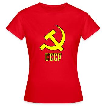 CCCP - T-shirt Femme - rouge - Devant - AI Model Female 172 dark (172cm)