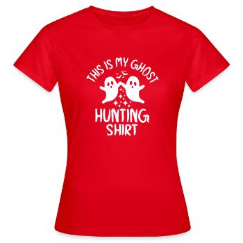 SOS Fantômes - T-shirt Femme - rouge - Devant - AI Model Female 172 dark (172cm)