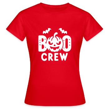 Buh-Crew - Frauen T-Shirt - Rot - Vorne - AI Model Female 172 dark (172cm)