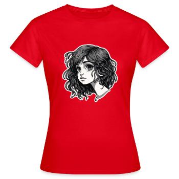 FILLE SPAGHETTI - T-shirt Femme - rouge - Devant - AI Model Female 172 dark (172cm)