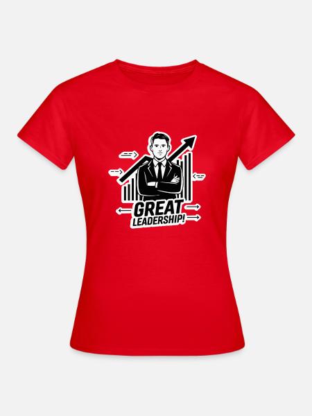 BOOS MANN - Frauen T-Shirt - Rot
