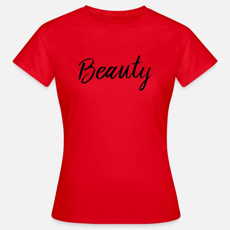 beauté - T-shirt Femme - rouge