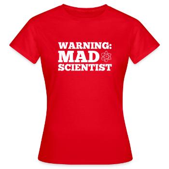 Chimiste - T-shirt de chimiste - Chimiste - Drôle - T-shirt Femme - rouge - Devant - AI Model Female 172 dark (172cm)