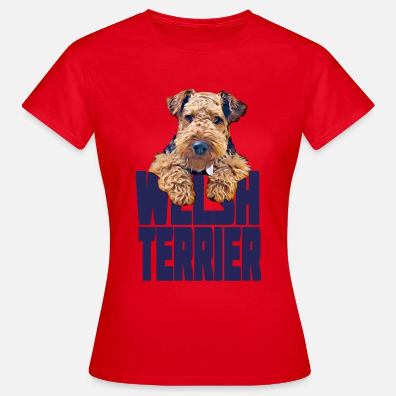 Welsh Terrier - Women's T-Shirt - red
