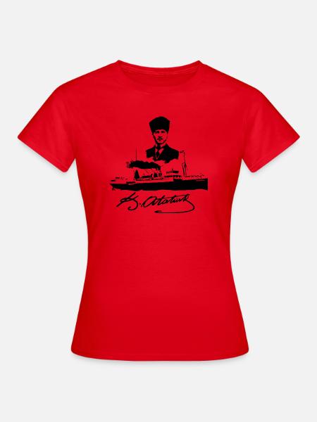 Atatürk 19 mayis - Frauen T-Shirt - Rot
