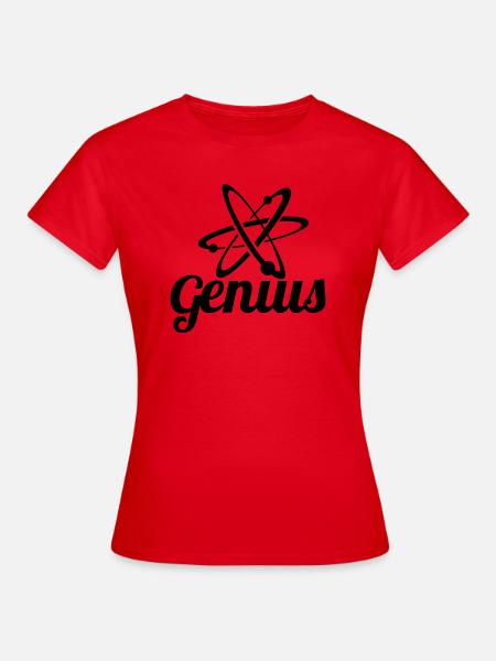 genius - Frauen T-Shirt - Rot