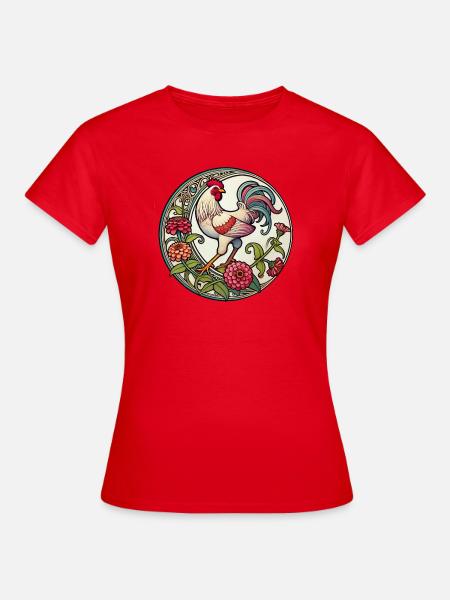 Huhn - Frauen T-Shirt - Rot