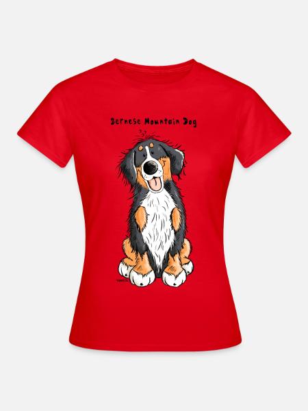 Bouvier bernois - T-shirt Femme - rouge