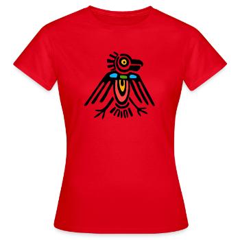 Maya Kultur, Lateinamerika - Frauen T-Shirt - Rot - Vorne - AI Model Female 172 dark (172cm)