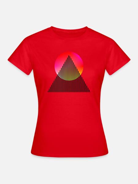Dreieck - Frauen T-Shirt - Rot