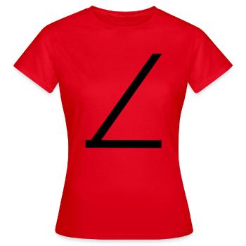 ceinture de sécurité - T-shirt Femme - rouge - Devant - AI Model Female 172 dark (172cm)