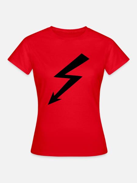 Blitz - Frauen T-Shirt - Rot