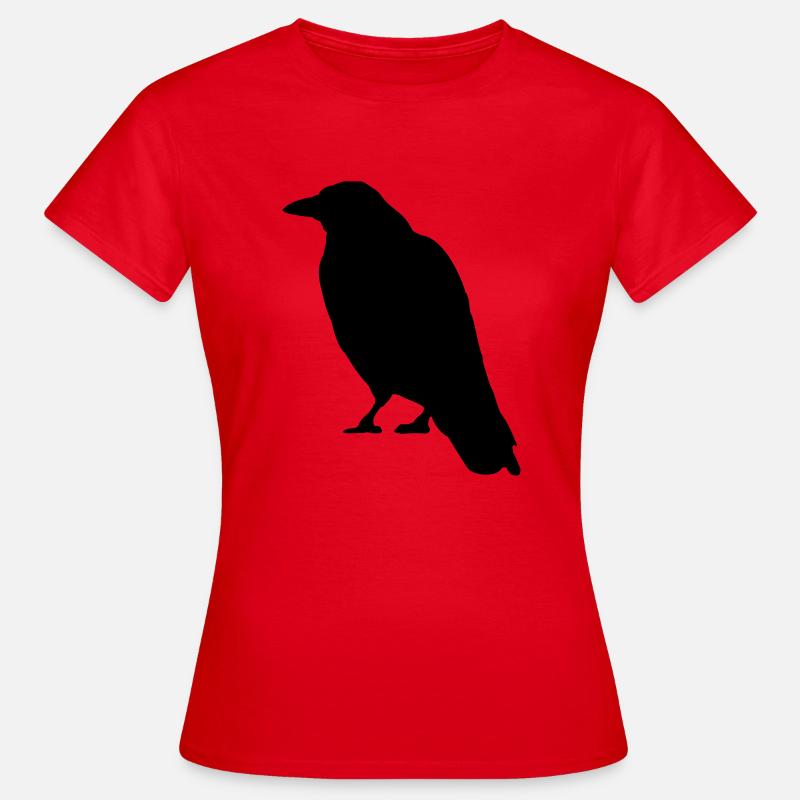 crow - Women's T-Shirt - red