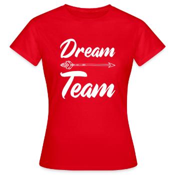 Équipe de rêve - T-shirt Femme - rouge - Devant - AI Model Female 172 dark (172cm)