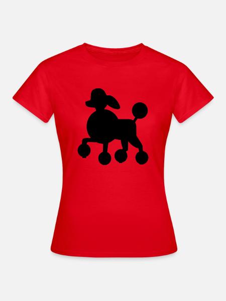 DOG CAT PET - Frauen T-Shirt - Rot