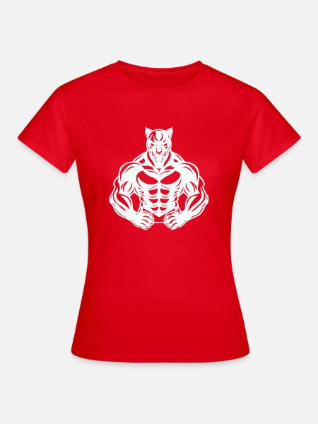 panther comic - Frauen T-Shirt - Rot