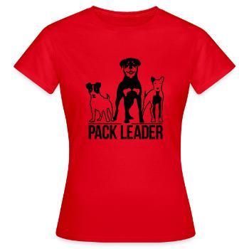 pack leader - Women's T-Shirt - red - Front - AI Model Female 172 dark (172cm)