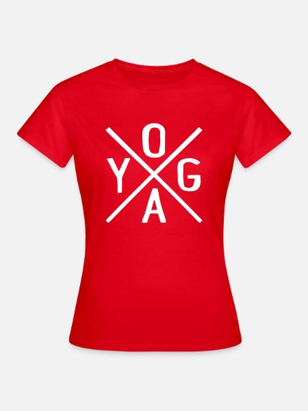 Yoga - Frauen T-Shirt - Rot
