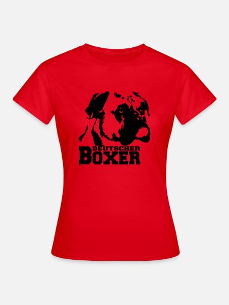 Deutscher Boxer - Frauen T-Shirt - Rot