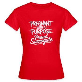 A special journey of a lifetime - Women's T-Shirt - red - Front - AI Model Female 172 dark (172cm)