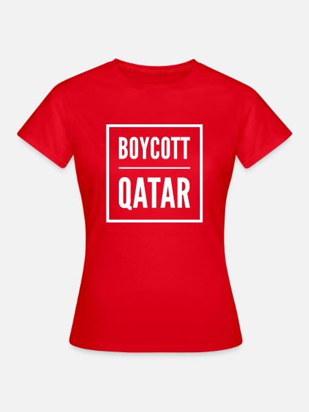 WM Katar - Frauen T-Shirt - Rot