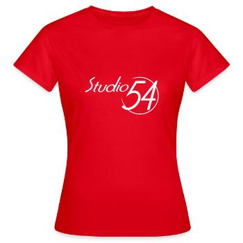 Studio 54 - T-shirt Femme - rouge - Devant - AI Model Female 172 dark (172cm)