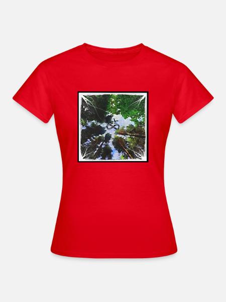 Infinity-Wald - Frauen T-Shirt - Rot