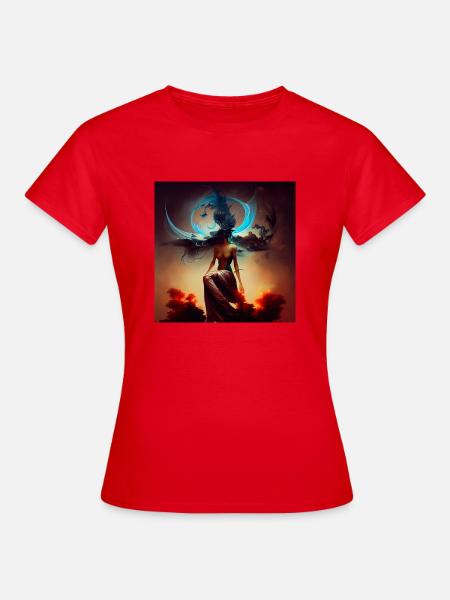 ARTWORK SPIRITUAL _04 - Frauen T-Shirt - Rot