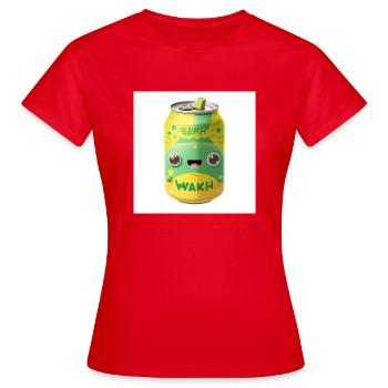 Randomly generated Soda - Frauen T-Shirt - Rot - Vorne - AI Model Female 172 dark (172cm)