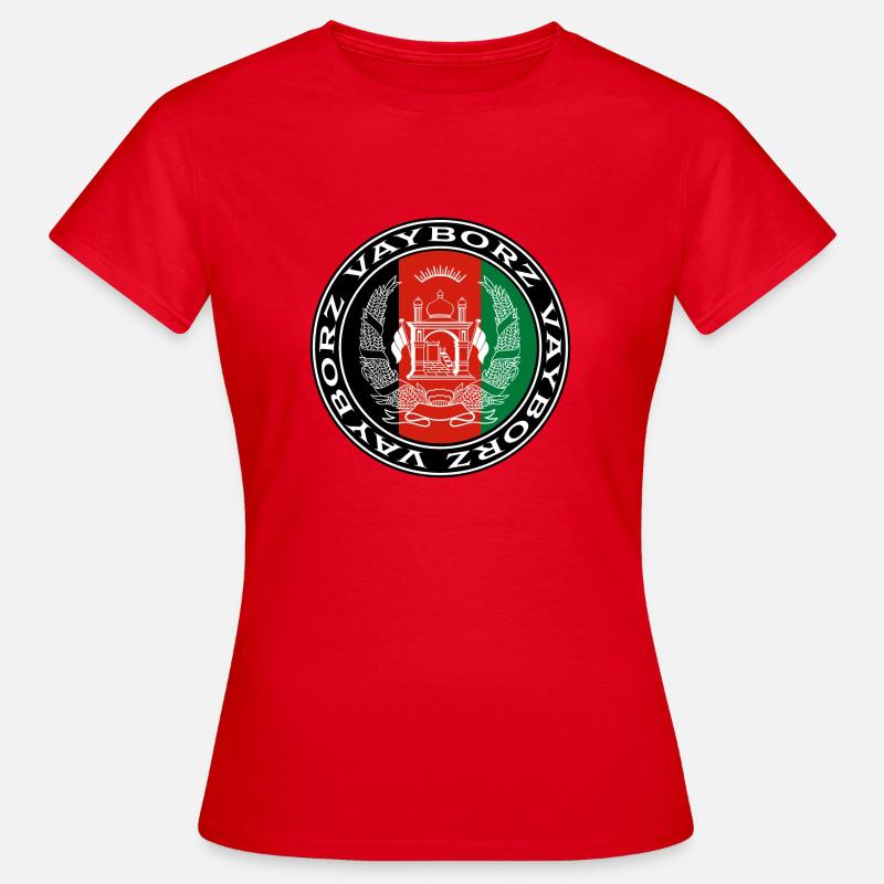 VAYBORZ AFGHANISTAN - Maglietta da donna - rosso
