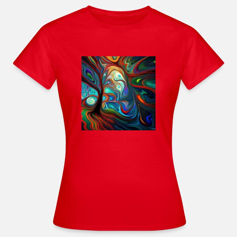 Psychedelic Dreams - Women's T-Shirt - red