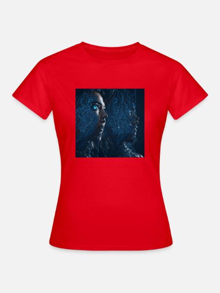 Future Vision 3 - Frauen T-Shirt - Rot