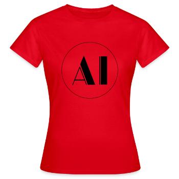 Affinity Inspiration - Women's T-Shirt - red - Front - AI Model Female 172 dark (172cm)